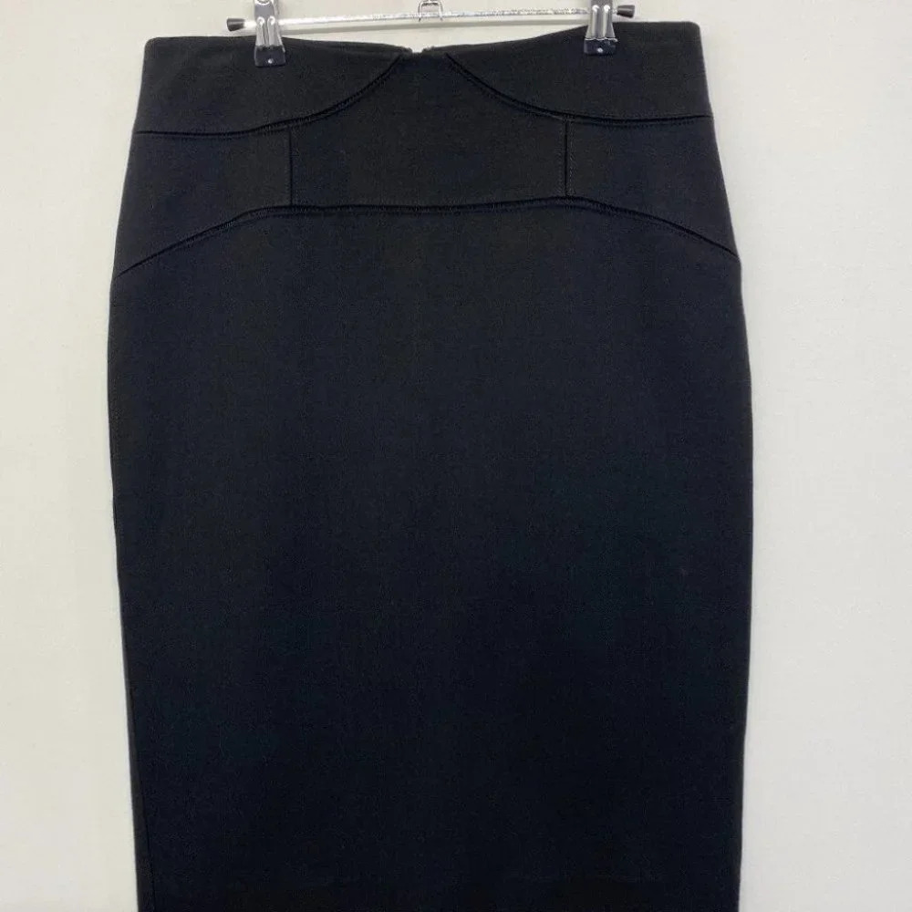 Robert‎ Rodriguez Black High Waist Pencil Skirt Black Women's 12